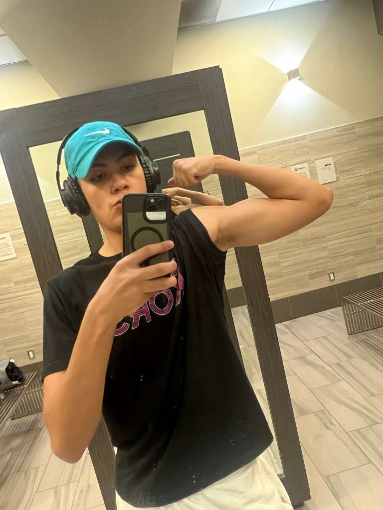 Training session at the gym